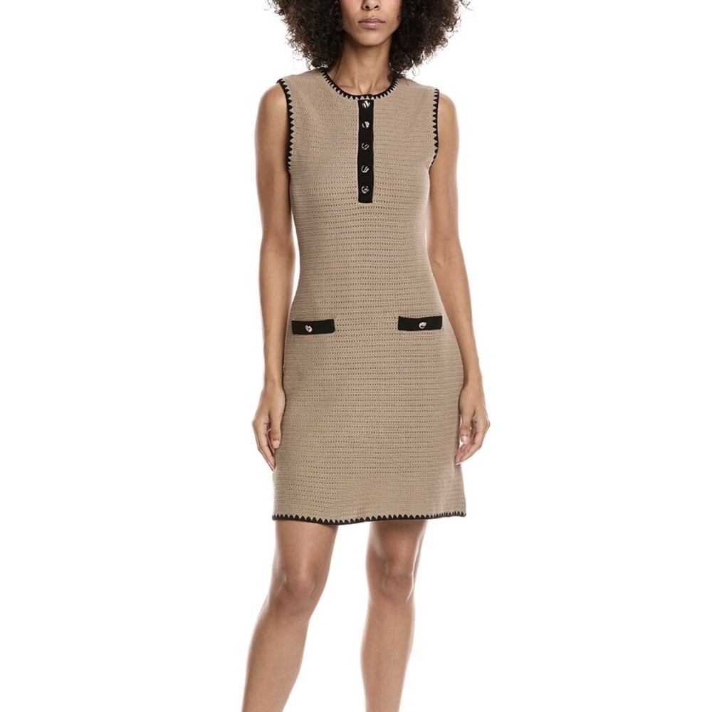 Ted Baker | Elegant Tan Sleeveless Dress